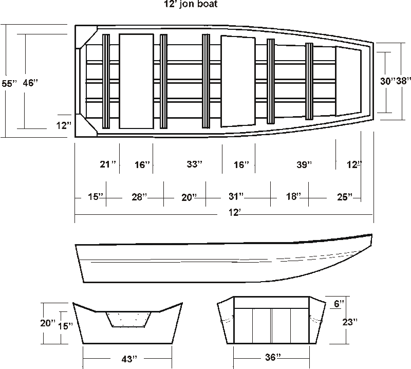 Jon boat building plans Here | boat plans self project