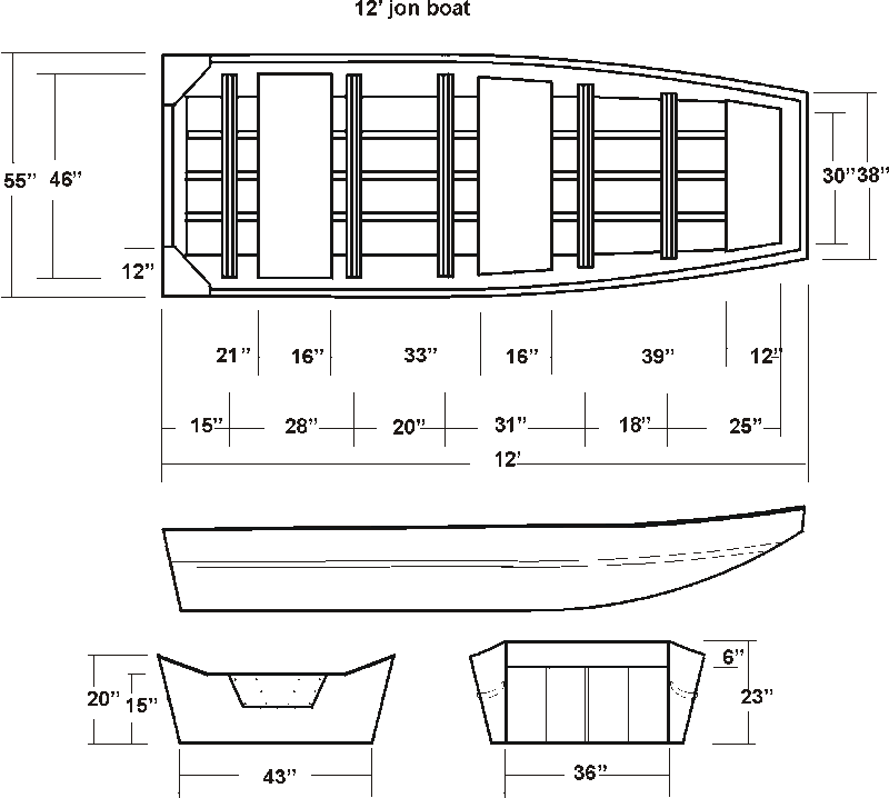 DIY How to build a wooden river jon boat PDF Plans teak wood supply ...