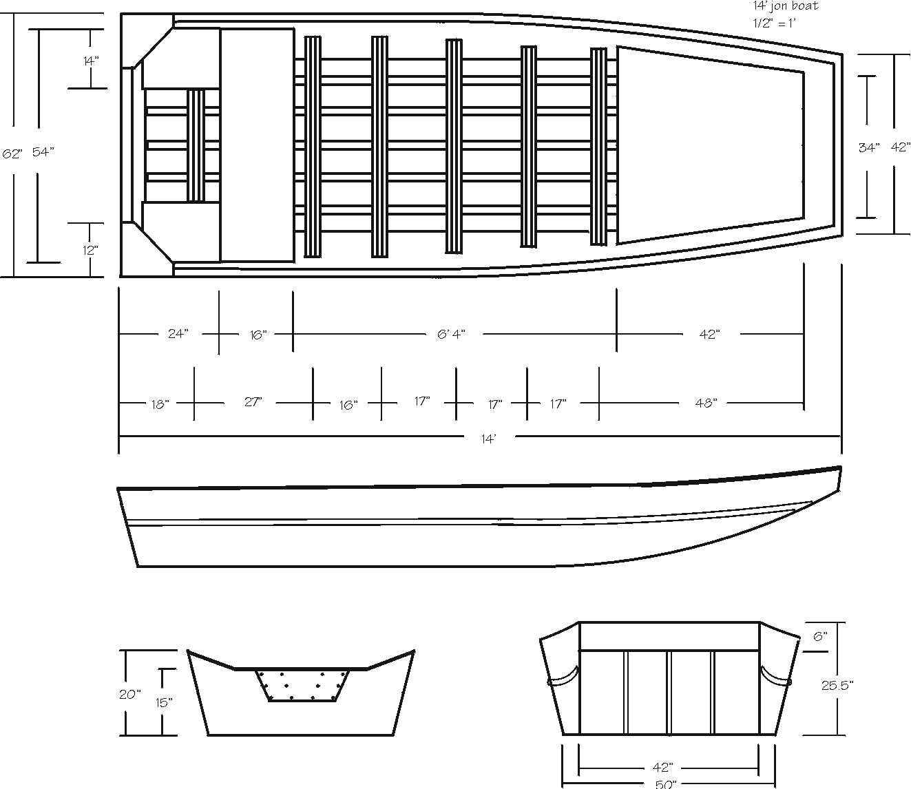 wood jon boat plans